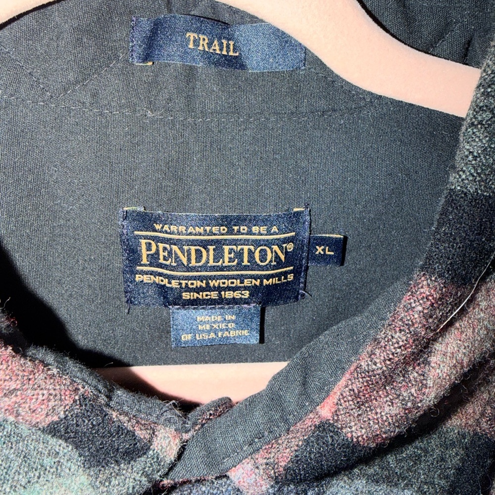 Pendleton Multicolor Plaid Button Down Shirt - image 2